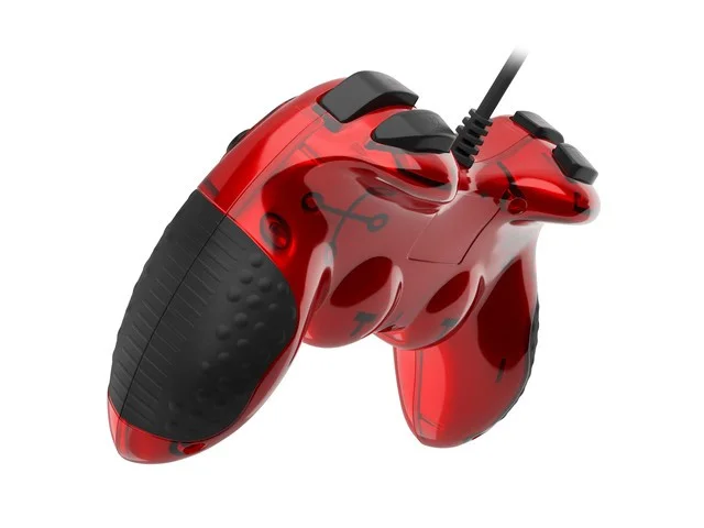 Natec Genesis Mangan 200 (Njg-1425) Wired Usb Controller Pc Red  Black