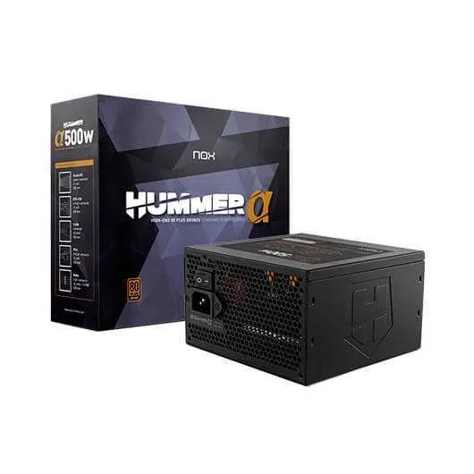 Fonte de Alimentação Nox Nxhummera500wbz 500w Preto 500 W 