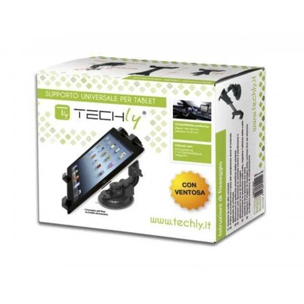 Techly Universal Car Sucker Stand For Tablet 7-10.1  I-Tablet-Vent