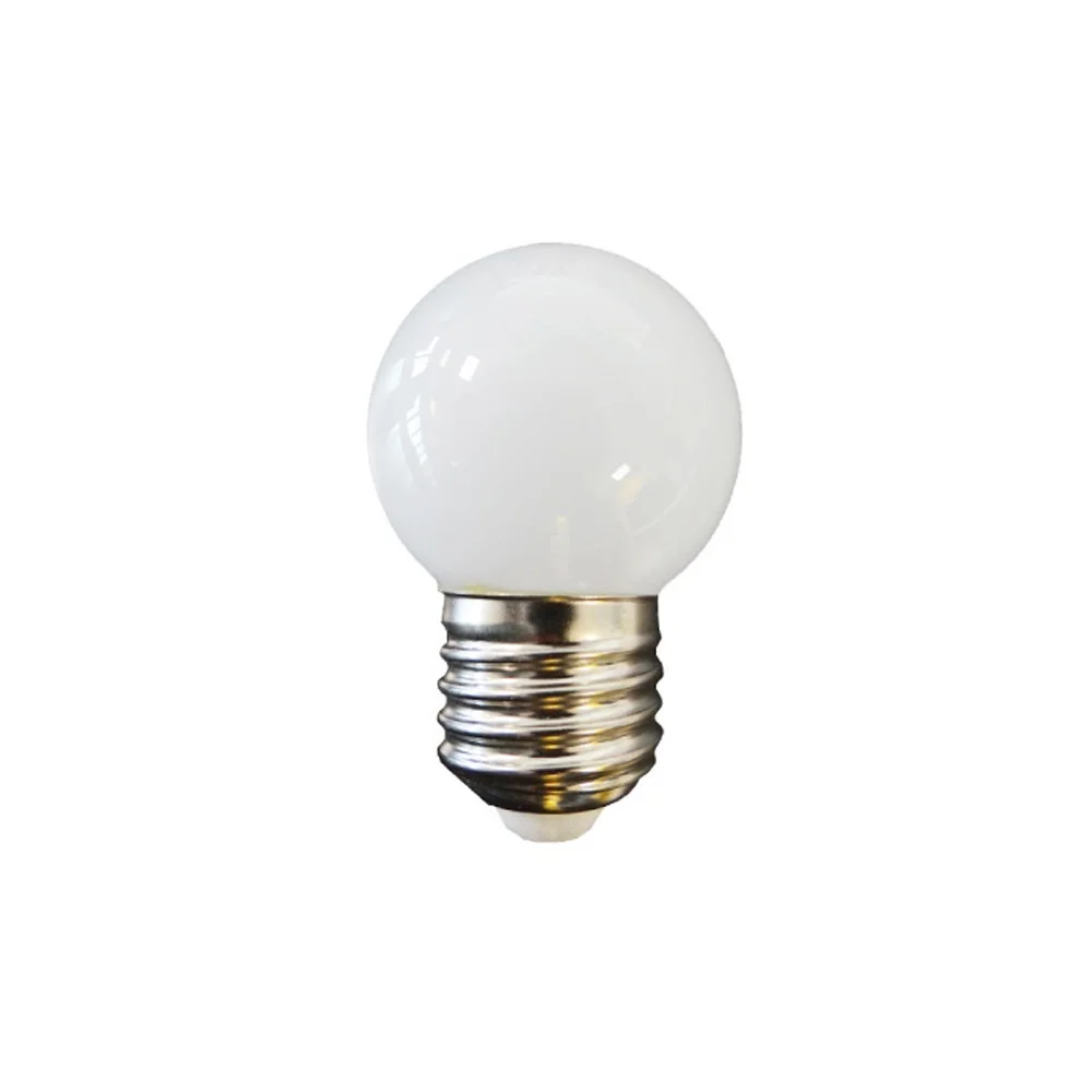 Lâmpada Esférica LED E27 1,5w 130lm 6400k Luz Fria Ø4,3x7cm Edm