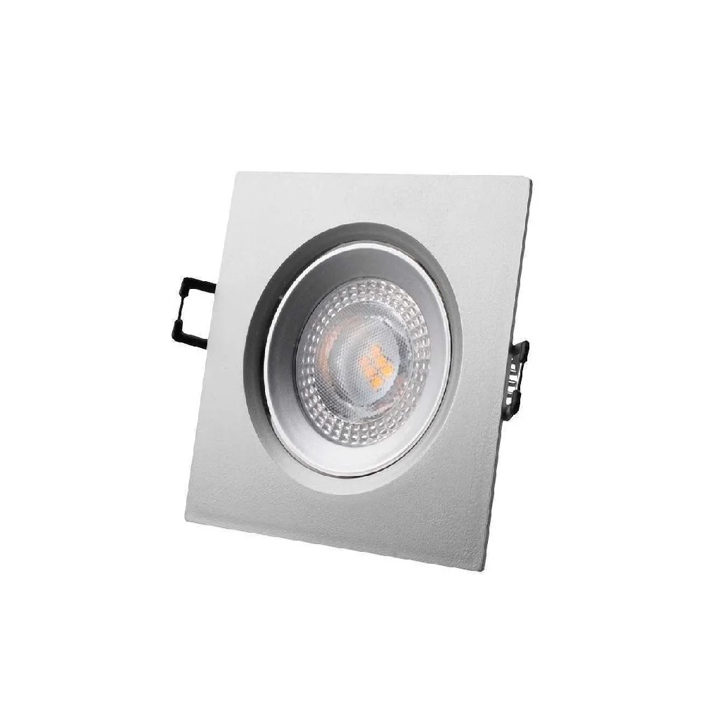 Downlight Led Encastrável 5w 380 Lumen 4.000k Quad