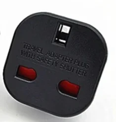 Adaptador Europeu - Ingles Preto