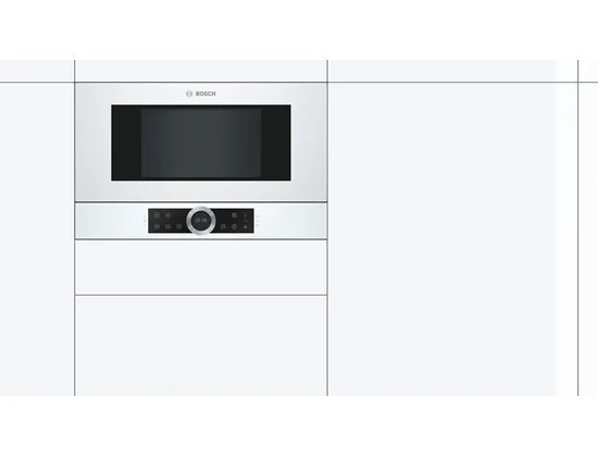 Microondas Integrable Bosch Bfl634gw1 900w 21 L B.