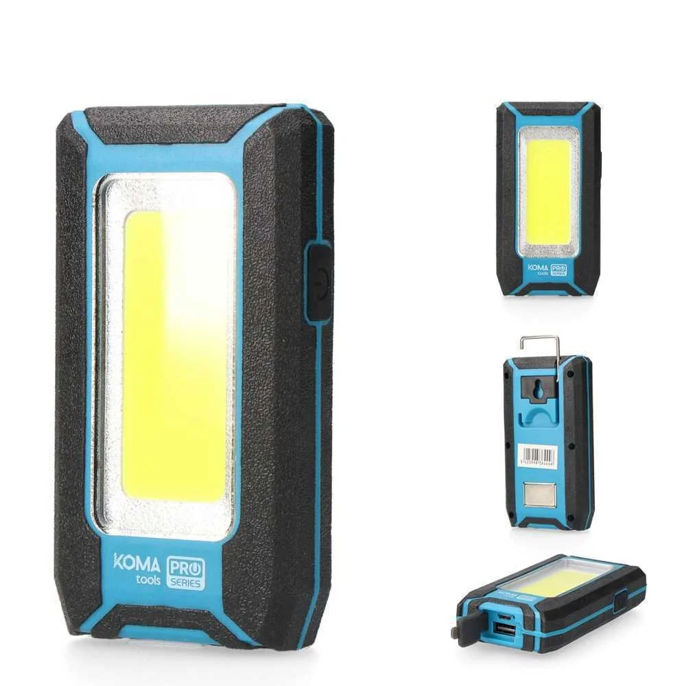 Lanterna Led Cob De Mao Profissional 500 Lumen 8wl