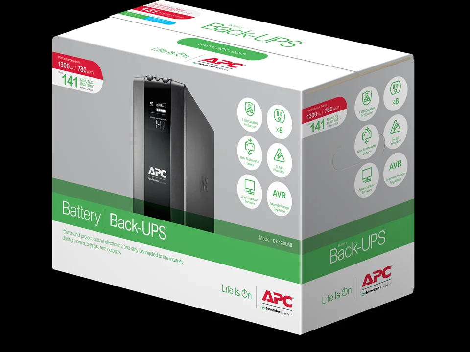 Ups 1300va 780w 8x Tomadas Ca - Apc