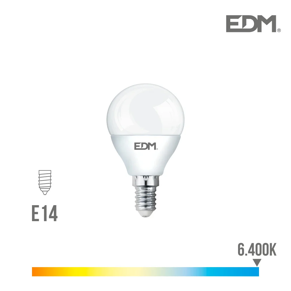 Lâmpada  Led E14 7w 600 Lm 6400k Luz Fria