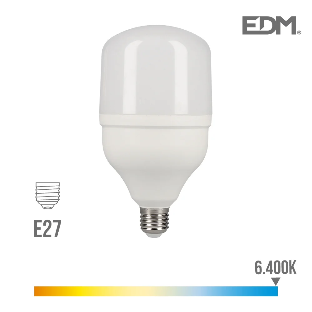 Lâmpada Industrial Led E27 40w 3200 Lm 6400k