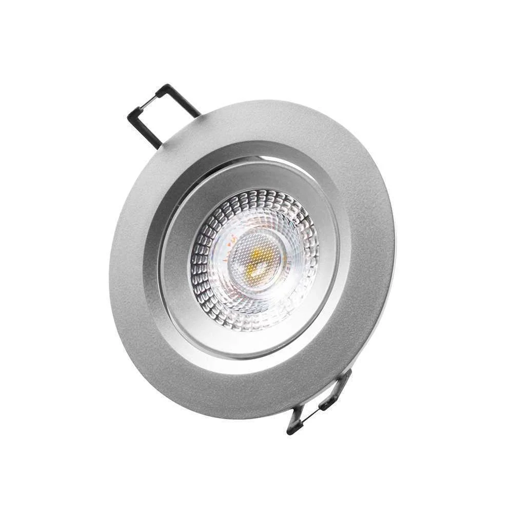 Downlight Led Encastre 5w 380 Lumen 6.400k Redondo