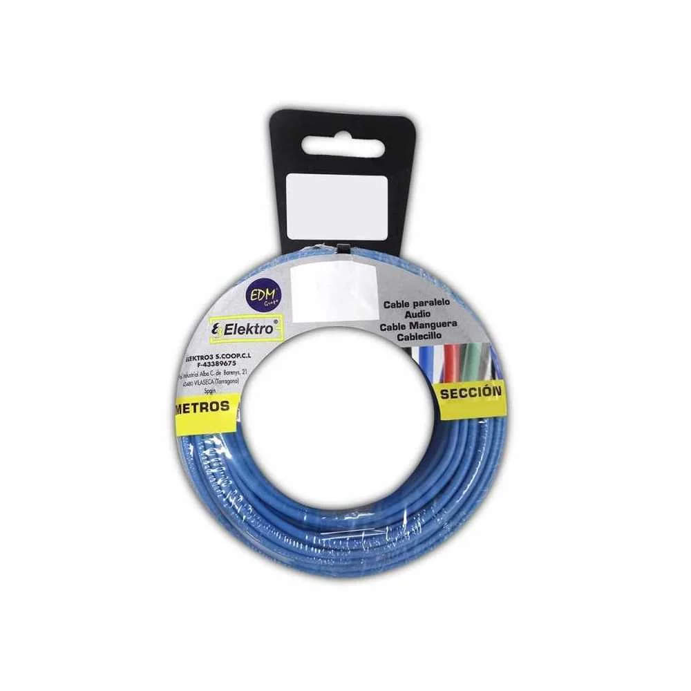 Rolo de Cabo Flexível 1,5mm Azul 10mts Livre de H.