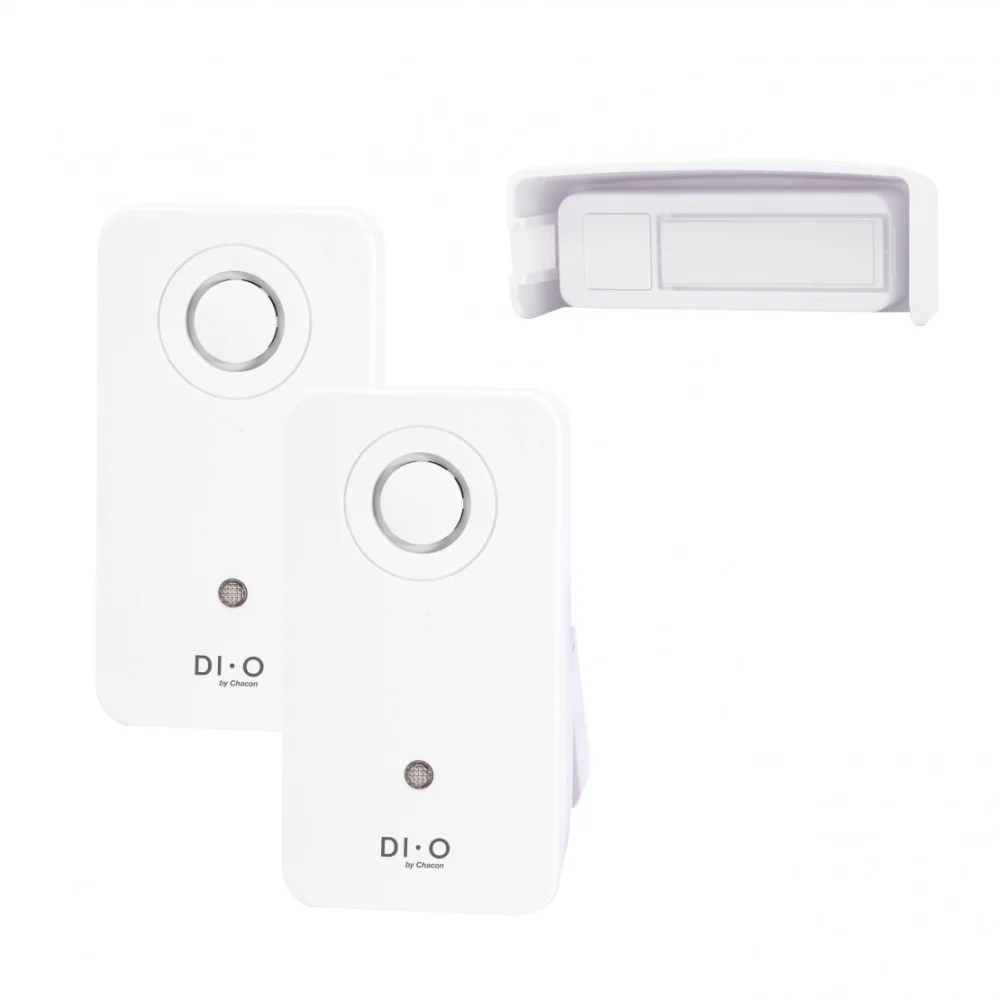 Campainha Dc Sem Fios Com 2 Receptores - Dio