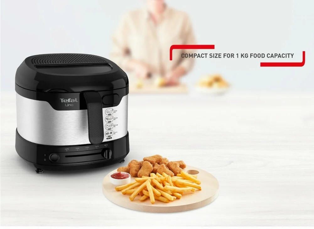 Fritadeira Sem Óleo Tefal Ff215d Preto 1600 W 
