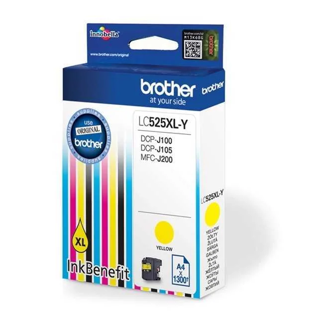 Brother Lc525xl-Y, Original, Tinta à Base de Pigm.