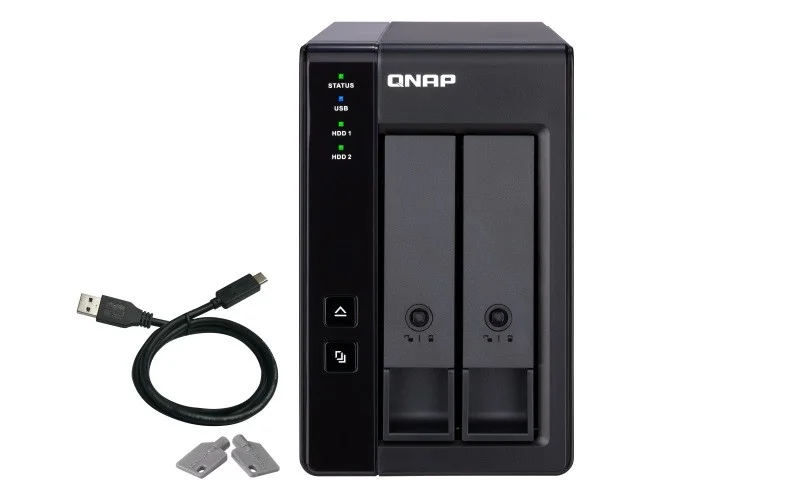 Qnap Tr-002 Unidad de Disco Multiple Negro