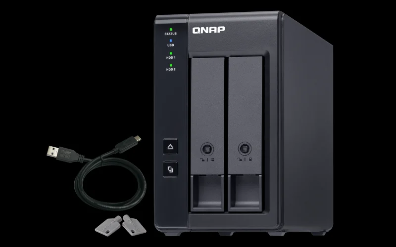 Qnap Tr-002 Unidad de Disco Multiple Negro