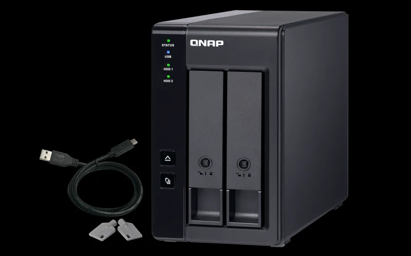 Qnap Tr-002 Unidad de Disco Multiple Negro