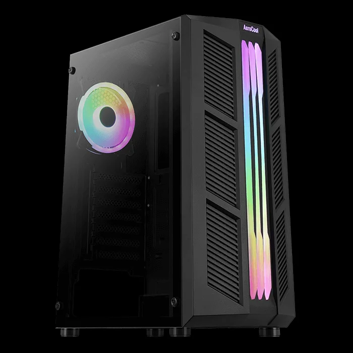 Aerocool Prime-G-Bk-V2, Midi Tower, Pc, Acrilonit.