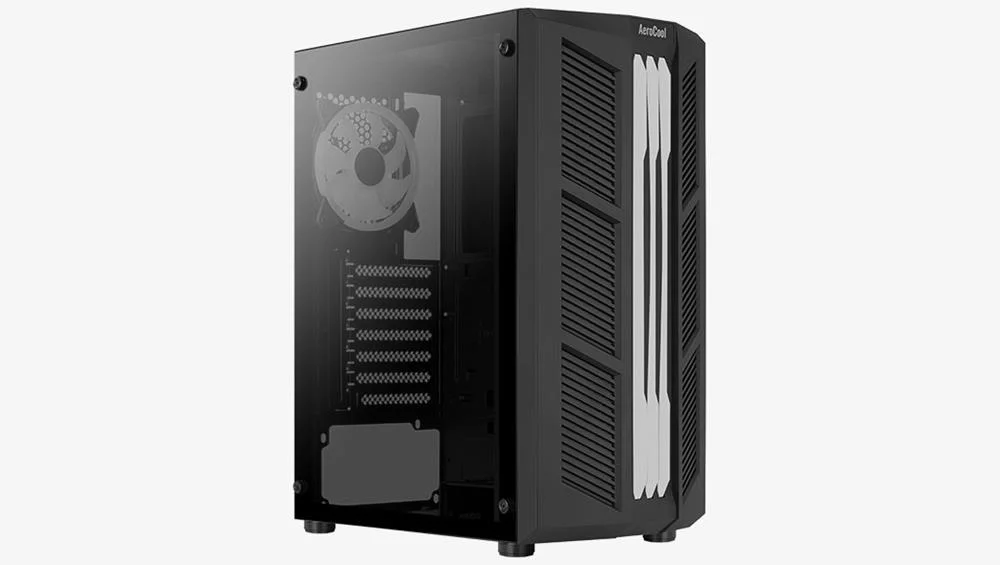 Aerocool Prime-G-Bk-V2, Midi Tower, Pc, Acrilonit.