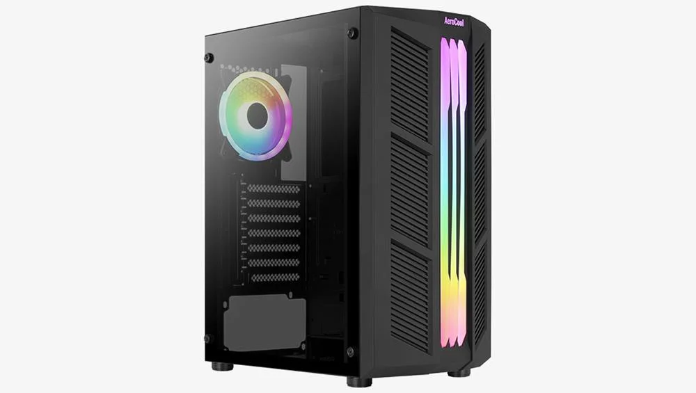 Aerocool Prime-G-Bk-V2, Midi Tower, Pc, Acrilonit.