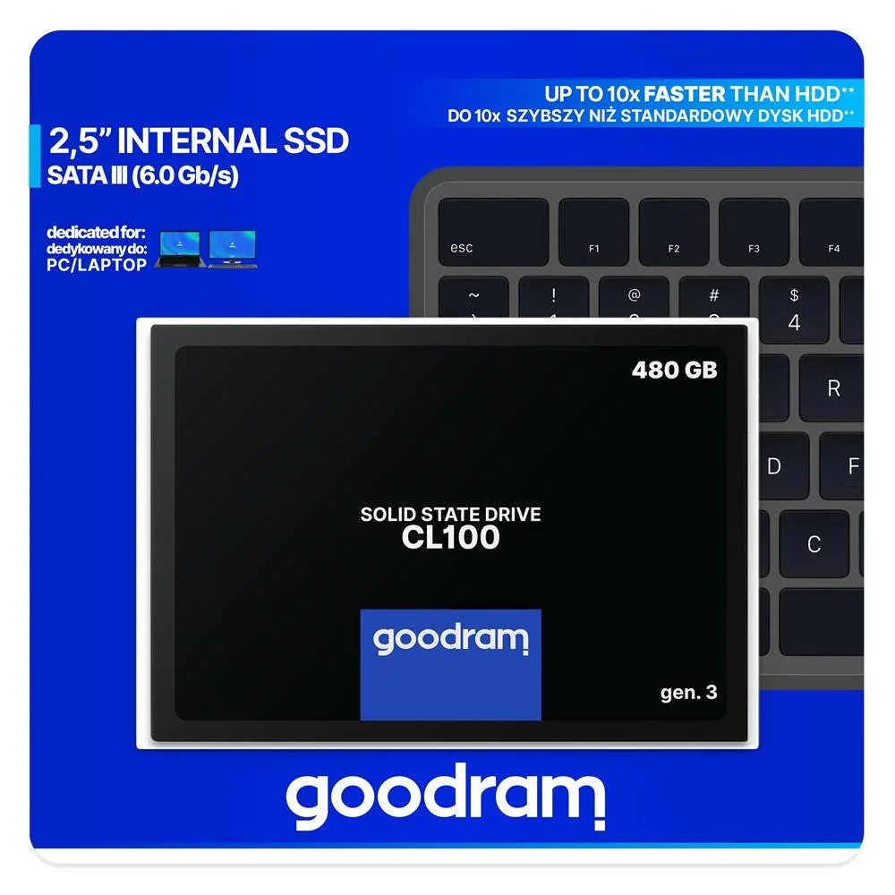Ssd Goodram Cl100 480gb Sata3