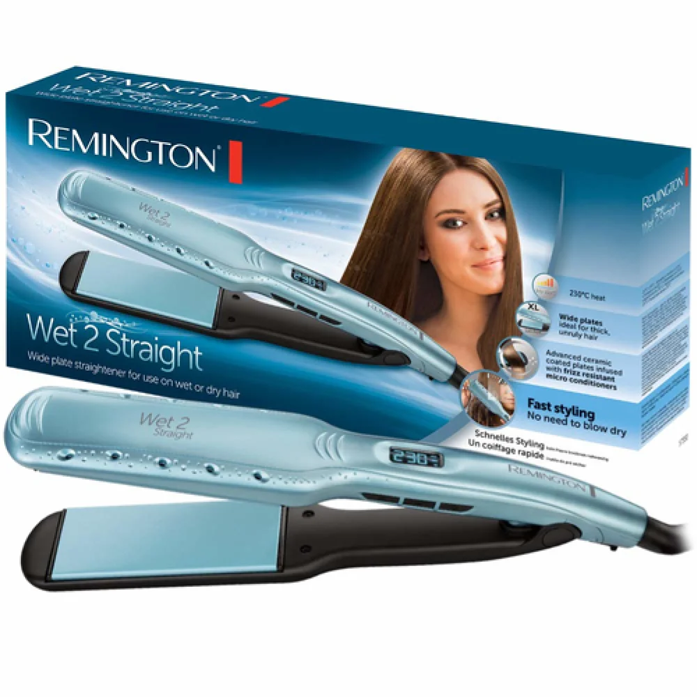 Plancha de Pelo Lacio Wet 2 de Remington