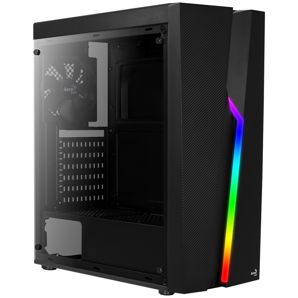 Aerocool Bolt, Midi Tower, Pc, Acrílico, Preto, A.
