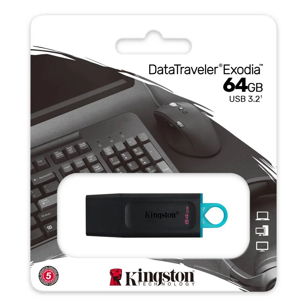 Kingston Data Traveler Exodia 64gb Usb 3.2