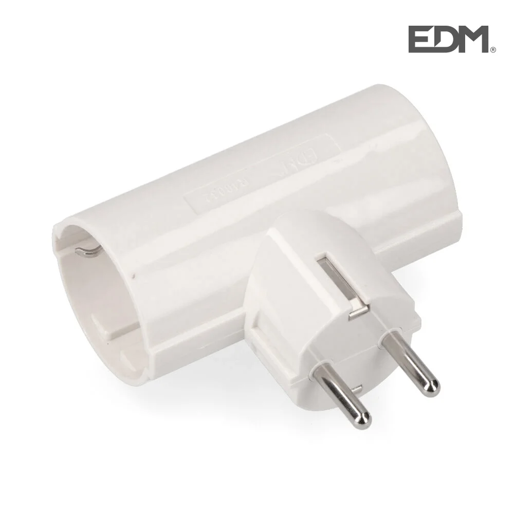 Ficha 2 Tomadas Baquelita T/Tl 16a 250v Edm