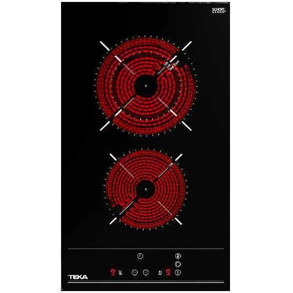 Tzc 32320 Ttc Bk Glass Ceramic Hob 30cm 2 Zones 2900w (Black) - Teka