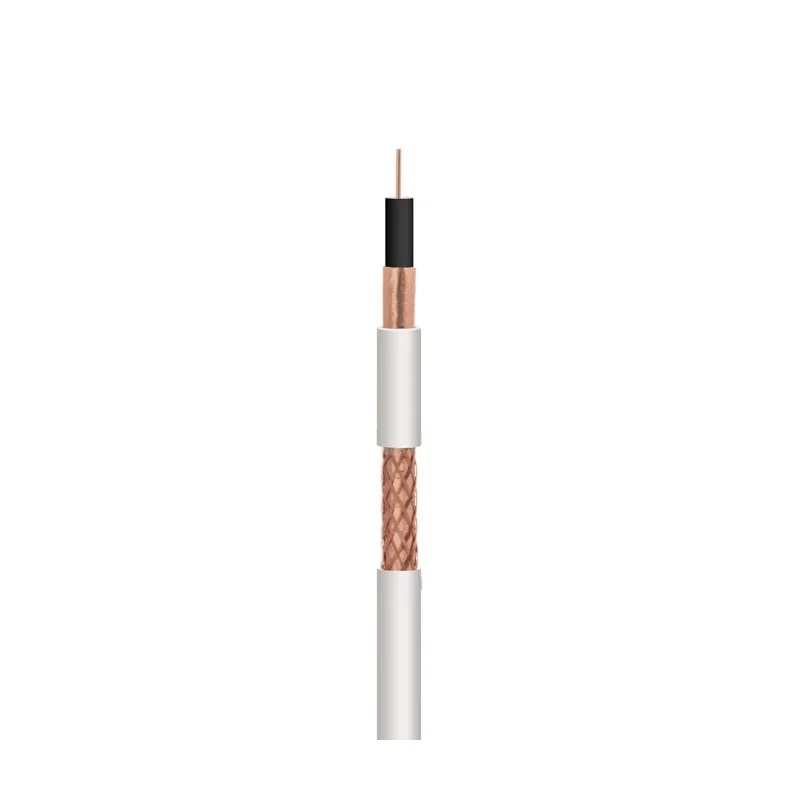 Cabo Coaxial De Antena Branco 100m