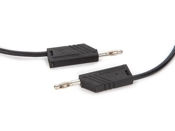 Measuring Lead 4mm 50cm / Black (Mln-Sil / 1)