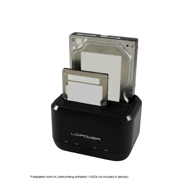Docking Station Hdd, SSD 2.5 "/3.5" Usb 3.1 (Negr.