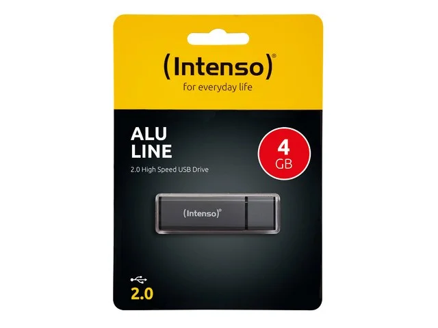 Memory Drive Flash Usb2 4gb/Black 3521451 Intenso
