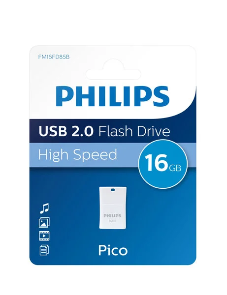 Philips Usb 2.0 16gb Edición Pico Azul
