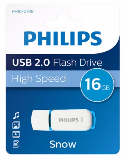 Philips Usb 2.0 16gb Snow Edition Blue