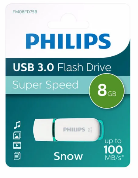Philips Usb 3.0 8gb Snow Edition Gre.