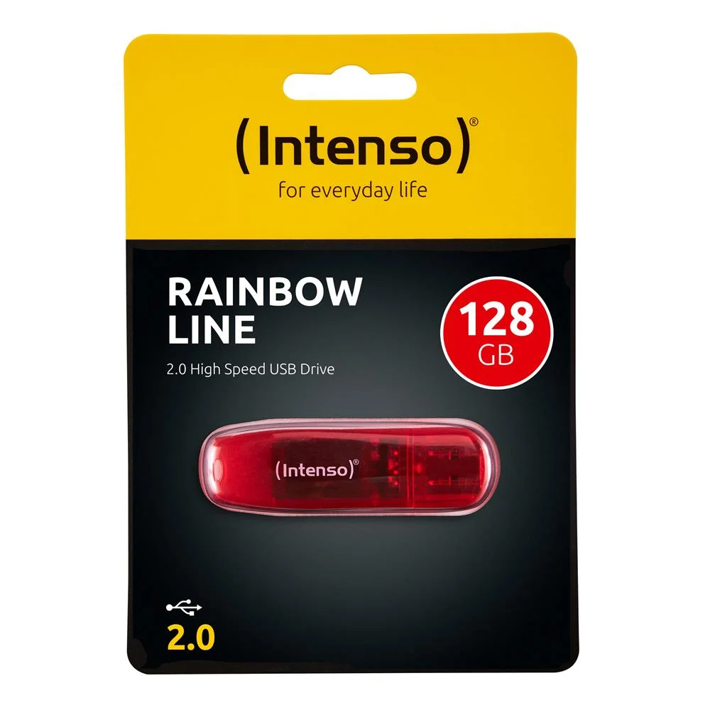 Memoria Usb 2.0 Intenso Rainbow Line 128 Gb