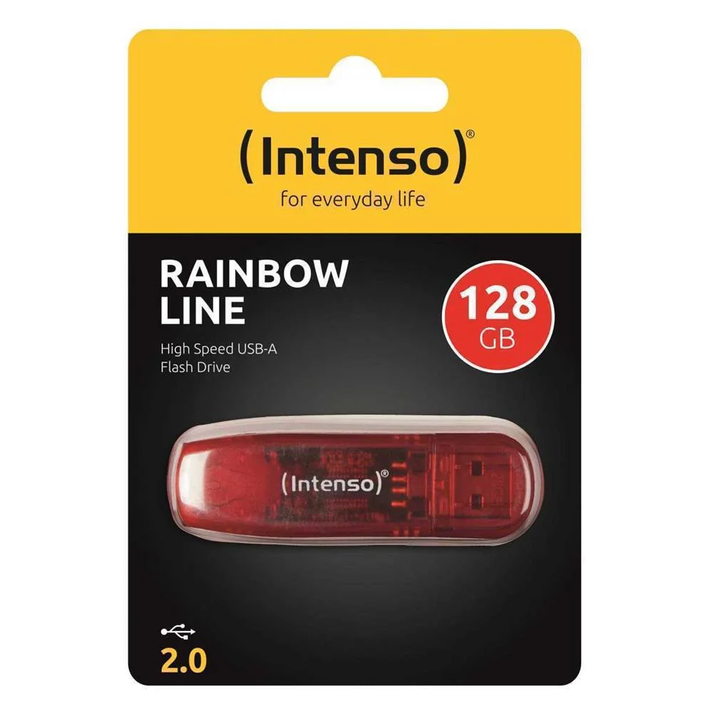 Memoria Usb 2.0 Intenso Rainbow Line 128 Gb