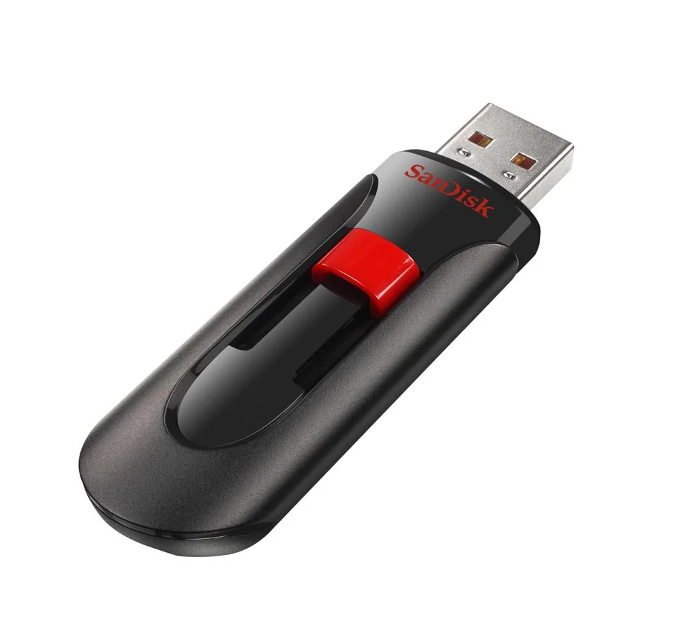 Sandisk Cruzer Glide Usb Flash Drive 64 Gb Usb Type-A 2.0 Black  Red