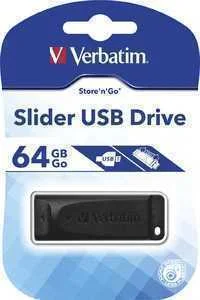 Usb-Stick  64gb Verbatim 2.0 Store'n Go "Slider" Retail