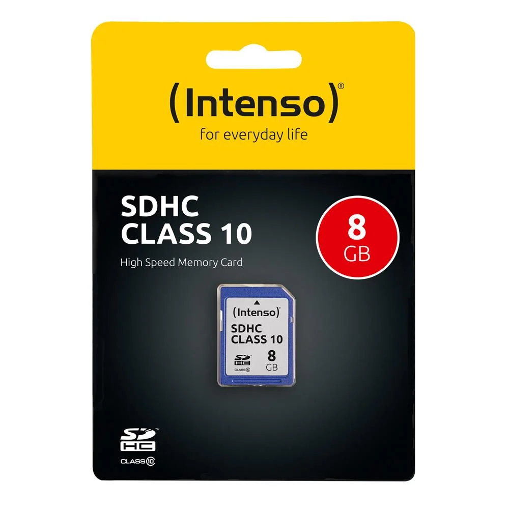 Intenso Sdhc Card            8gb Class 10
