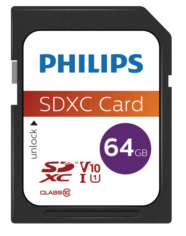 Philips Sdxc Card           64gb Class 10 Uhs-I U1