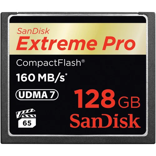 Cartão de Memória Extreme Pro CF 128GB - SANDISK