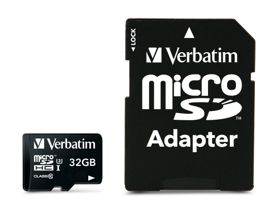 Verbatim Microsdhc Pro      32gb Classe 10 Uhs-I Incl Adaptador