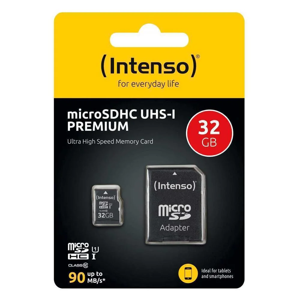 Cartão Memória Micro Sd Com Adaptador Intenso 342.