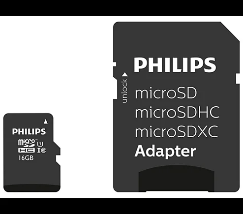 Cartão Philips MicroSDHC 16GB Classe 10 UHS-I U.