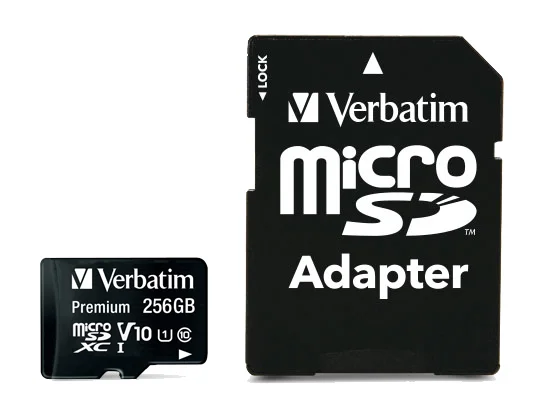 Verbatim Microsdxc         256gb Class 10 Uhs-I Incl Adapt. 44087