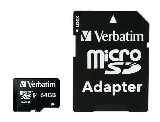 Verbatim Microsdxc          64gb Class 10 Uhs-I Incl Adapt. 44084