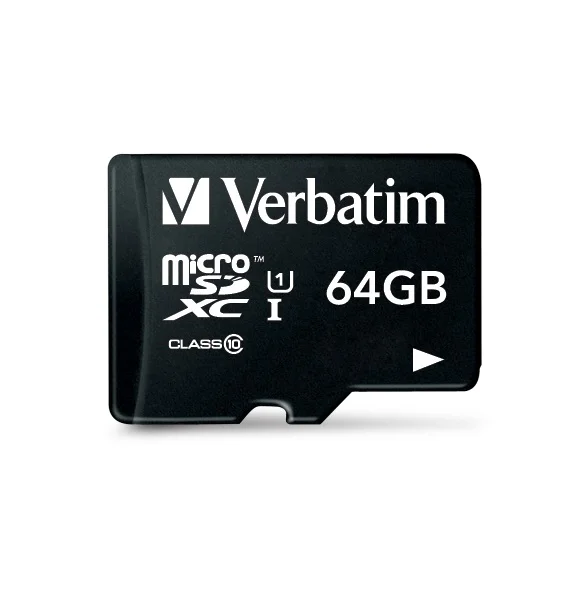 Verbatim Microsdxc          64gb Class 10 Uhs-I Incl Adapt. 44084