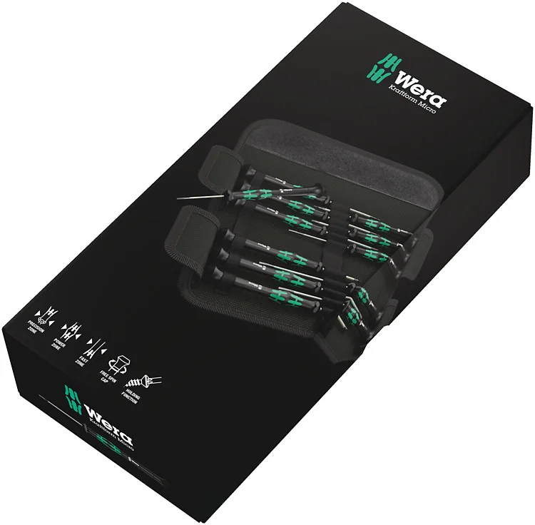Juego de Destornilladores Wera Kraftform Micro 12