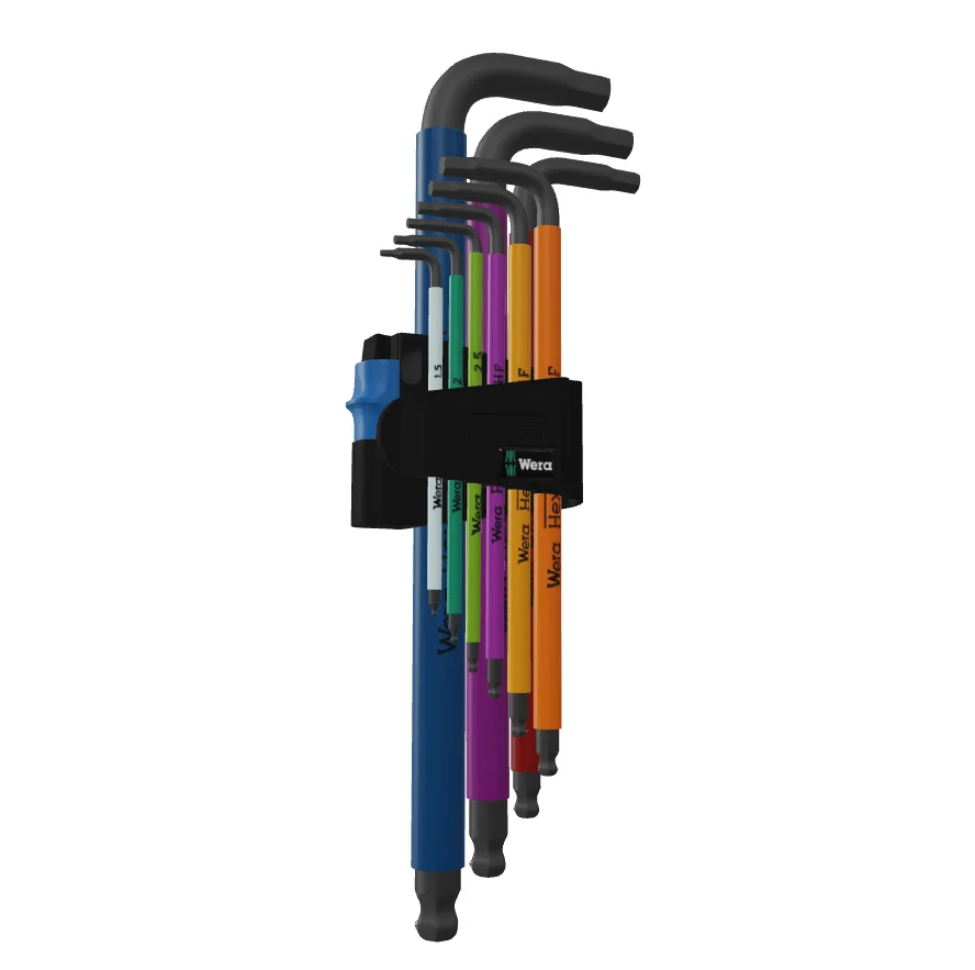 Wera 950/9 Hex-Plus Hf 1 L de Ensamblaje de Llave.